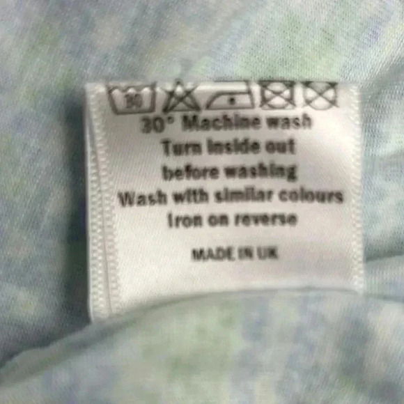 Vintage Supply Women's Size 4 Blue Fair Isle High Neck Cropped Top US 4 y2k - Picture 3 of 9